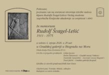 Poziv na otvorenje izložbe “In memoriam Rudolf Švagel-Lešić”